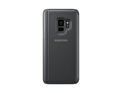 Кожени калъфи Кожени калъфи за Samsung  Калъф тефтер CLEAR VIEW оригинален EF-ZG960CBEGWW за Samsung Galaxy S9 G960 черен